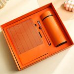 Carti si Birotica - Papetarie - Agende si calendare - Jurnale - Set Cadou Xterra | Agendă, Pix și Cană Termos | Orange - Infinity.ro