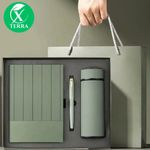 Carti si Birotica - Papetarie - Agende si calendare - Jurnale - Set Cadou Xterra | Agendă, Pix și Cană Termos | Roșu - Infinity.ro