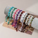 Fashion, accesorii si bijuterii - Femei - Bijuterii femei - Bratari femei - Brățară Handmade, din 7 cristale naturale șlefuite în formă de inimă, pentru curățarea energetică a chakrelor - Infinity.ro