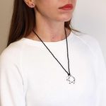 Fashion, accesorii si bijuterii - Femei - Bijuterii femei - Pandantive femei - PANDANTIV HEXAGONAL DIN CRISTAL DE HOWLITH ALB * - Infinity.ro