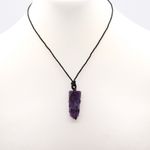 Fashion, accesorii si bijuterii - Femei - Bijuterii femei - Pandantive femei - PANDANTIV VÂRF DIN CRISTAL DE AMETIST - Infinity.ro
