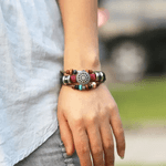 Fashion, accesorii si bijuterii - Barbati - Bijuterii barbati - Bratari barbati - Brățară Unisex Feng-shui E2 | Cele 12 Fețe ale Sufletului | Claritate Asupra Sensului și Scopului * - Infinity.ro