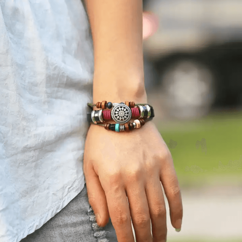 Fashion, accesorii si bijuterii - Barbati - Bijuterii barbati - Bratari barbati - Brățară Unisex Feng-shui E2 | Cele 12 Fețe ale Sufletului | Claritate Asupra Sensului și Scopului * - Infinity.ro