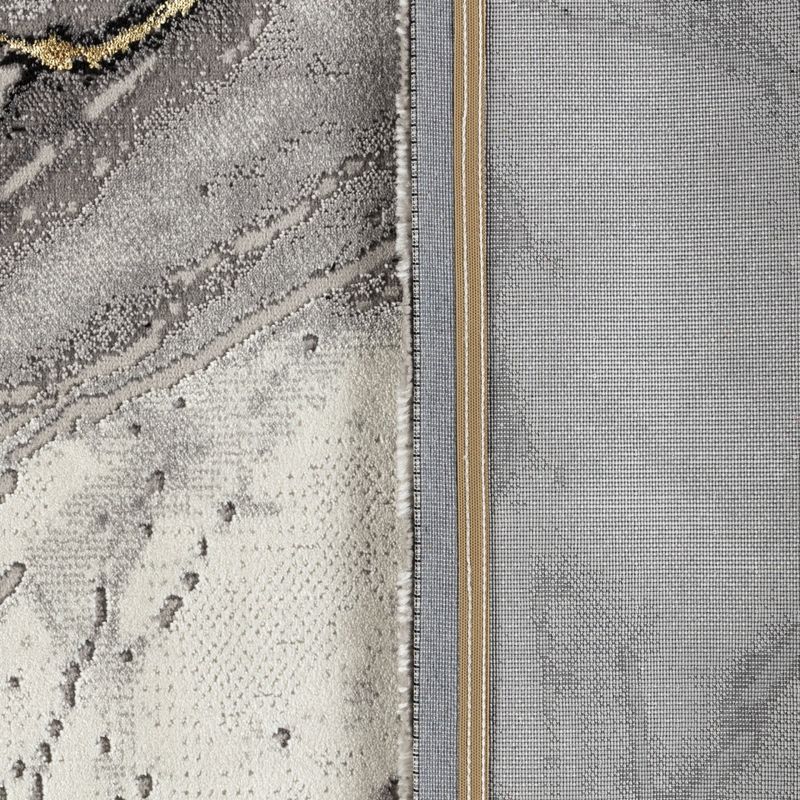 Casa si Gradina - Textile si covoare - Covoare - Covoare casa - Covor Modern Living , Dormitor Dreptunghiular Marmara T159A Gri Gold 80 x 150 - Infinity.ro