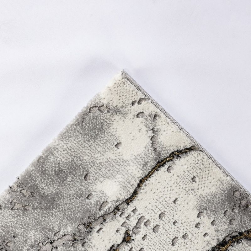 Casa si Gradina - Textile si covoare - Covoare - Covoare casa - Covor Modern Living , Dormitor Dreptunghiular Marmara T159A Gri Gold 80 x 150 - Infinity.ro