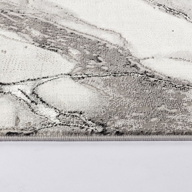 Casa si Gradina - Textile si covoare - Covoare - Covoare casa - Covor Modern Living , Dormitor Dreptunghiular Marmara T159A Gri 80 x 150 - Infinity.ro