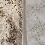 Casa si Gradina - Textile si covoare - Covoare - Covoare casa - Covor Modern Living , Dormitor Dreptunghiular Marmara T160A Crem Gold 80 x 150 - Infinity.ro