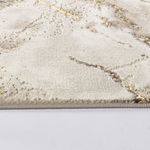Casa si Gradina - Textile si covoare - Covoare - Covoare casa - Covor Modern Living , Dormitor Dreptunghiular Marmara T160A Crem Gold 80 x 150 - Infinity.ro