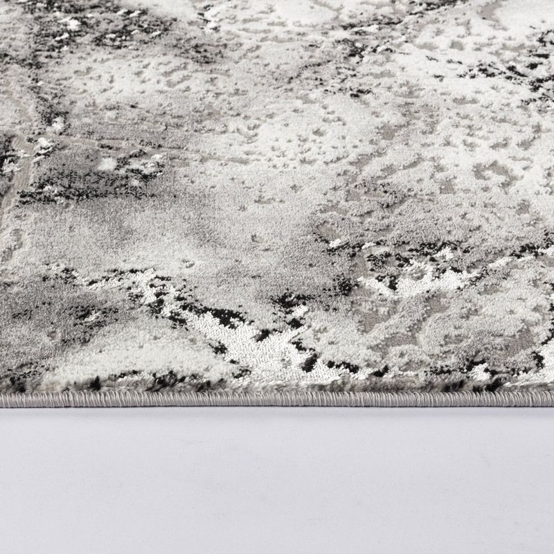 Casa si Gradina - Textile si covoare - Covoare - Covoare casa - Covor Modern Living , Dormitor Dreptunghiular Marmara T160A Gri 80 x 150 - Infinity.ro
