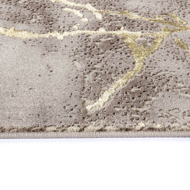 Casa si Gradina - Textile si covoare - Covoare - Covoare casa - Covor Modern Living , Dormitor Dreptunghiular Marmara D636R Bej Gold 80 x 150 - Infinity.ro