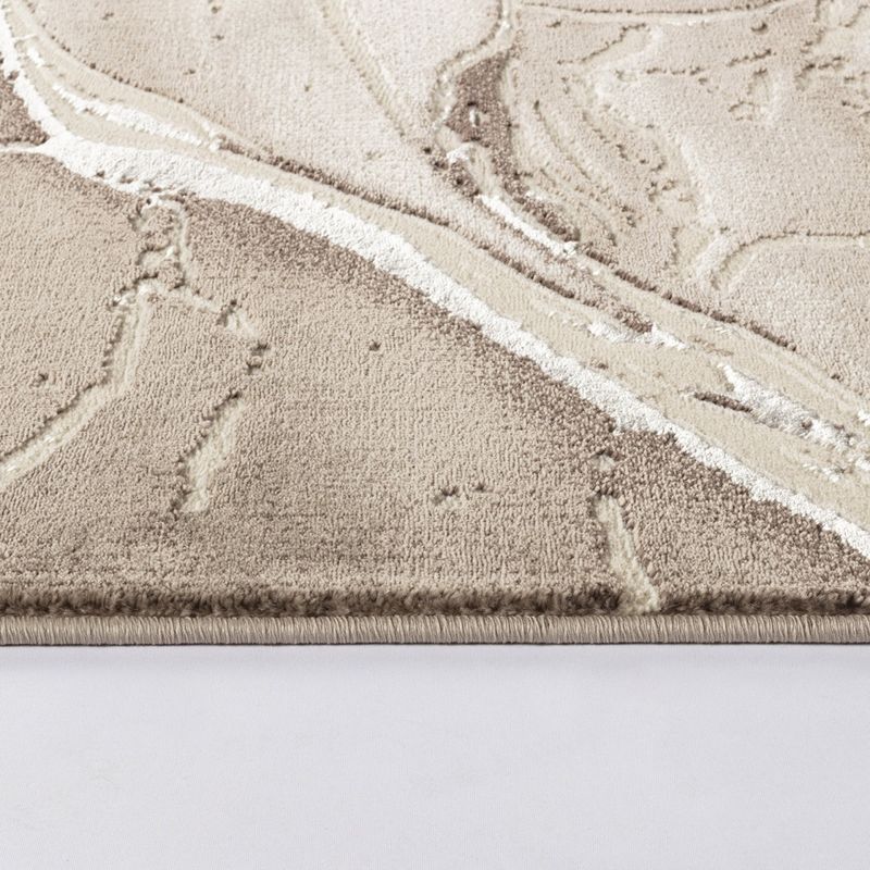 Casa si Gradina - Textile si covoare - Covoare - Covoare casa - Covor Modern Living , Dormitor Dreptunghiular Marmara T156A Bej 80 x 150 - Infinity.ro