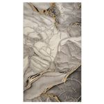 Casa si Gradina - Textile si covoare - Covoare - Covoare casa - Covor Modern Living , Dormitor Dreptunghiular Marmara T156A Gri Gold 80 x 150 - Infinity.ro