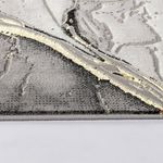 Casa si Gradina - Textile si covoare - Covoare - Covoare casa - Covor Modern Living , Dormitor Dreptunghiular Marmara T156A Gri Gold 80 x 150 - Infinity.ro