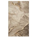 Casa si Gradina - Textile si covoare - Covoare - Covoare casa - Covor Modern Living , Dormitor Dreptunghiular Marmara T156A Bej Gold 80 x 150 - Infinity.ro