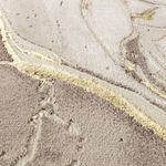 Casa si Gradina - Textile si covoare - Covoare - Covoare casa - Covor Modern Living , Dormitor Dreptunghiular Marmara T156A Bej Gold 80 x 150 - Infinity.ro