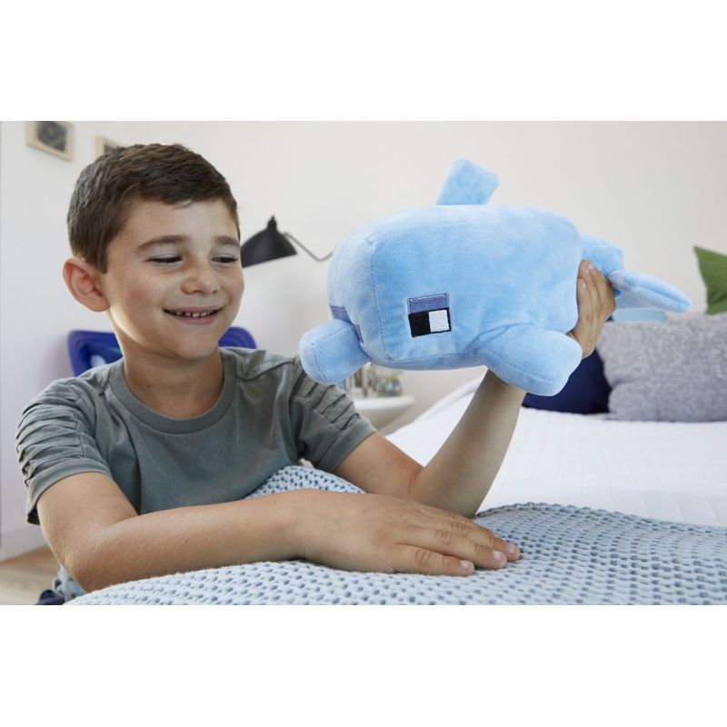 Jucarii, Copii si Bebe - Jucarii si jocuri - Jucarii & jocuri educative - Jucarii interactive - MINECRAFT FIGURINA DE PLUS DELFIN 20CM - Infinity.ro