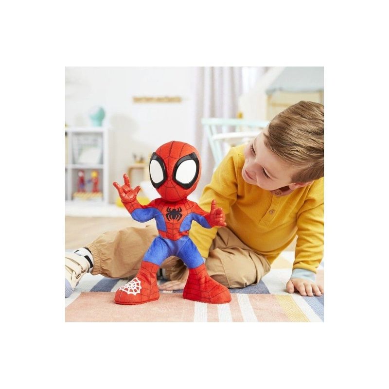 Jucarii, Copii si Bebe - Jucarii si jocuri - Jucarii & jocuri educative - Jucarii interactive - SPIDEY SI PRIETENII LUI UIMITORI MARVEL FIGURINA SPIDEY DE PLUS INTERACTIVA - Infinity.ro
