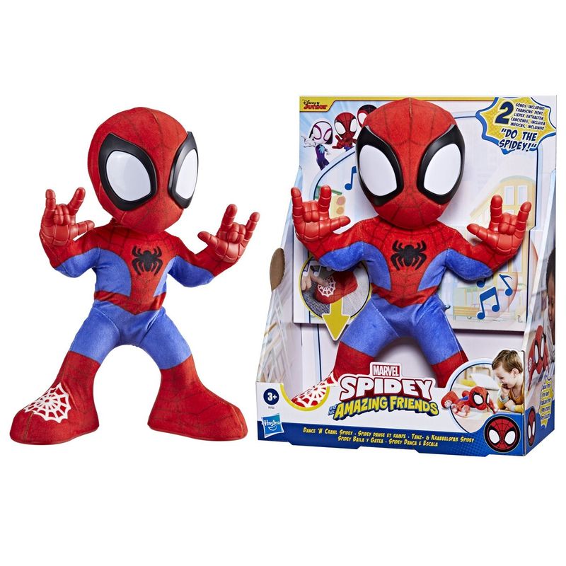 Jucarii, Copii si Bebe - Jucarii si jocuri - Jucarii & jocuri educative - Jucarii interactive - SPIDEY SI PRIETENII LUI UIMITORI MARVEL FIGURINA SPIDEY DE PLUS INTERACTIVA - Infinity.ro