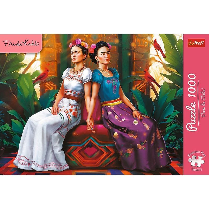 Jucarii, Copii si Bebe - Jucarii si jocuri - Jocuri si puzzle - Puzzle - PUZZLE TREFL 1000 PREMIUM PLUS FRIDA KAHLO DOUA FETE - Infinity.ro