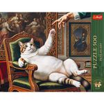Jucarii, Copii si Bebe - Jucarii si jocuri - Jocuri si puzzle - Puzzle - PUZZLE TREFL 500 PREMIUM PLUS PETS AS ART MAJESTATEA SA PUFOASA - Infinity.ro