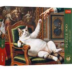 Jucarii, Copii si Bebe - Jucarii si jocuri - Jocuri si puzzle - Puzzle - PUZZLE TREFL 500 PREMIUM PLUS PETS AS ART MAJESTATEA SA PUFOASA - Infinity.ro