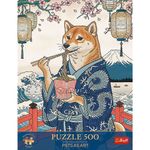 Jucarii, Copii si Bebe - Jucarii si jocuri - Jocuri si puzzle - Puzzle - PUZZLE TREFL 500 PREMIUM PLUS PETS AS ART MEDITATIA CU PASTE A LUI SHIBA - Infinity.ro