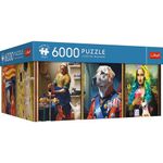 Jucarii, Copii si Bebe - Jucarii si jocuri - Jocuri si puzzle - Puzzle - PUZZLE TREFL 6000 PREMIUM PLUS COLECTIE DE ARTA DISTRACTIVA CU POSTER INCLUS - Infinity.ro