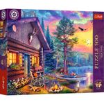 Jucarii, Copii si Bebe - Jucarii si jocuri - Jocuri si puzzle - Puzzle - PUZZLE TREFL 500 PREMIUM PLUS TEA TIME CABANA APUS DE SEARA - Infinity.ro