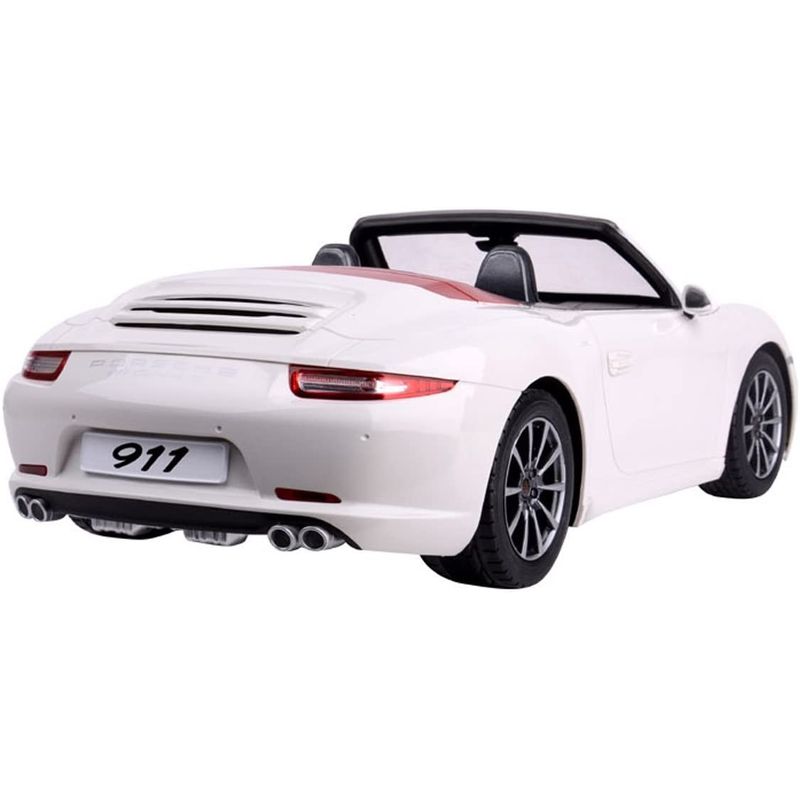 Jucarii, Copii si Bebe - Jucarii si jocuri - Vehicule si jucarii cu telecomanda - Masinute - MASINA CU TELECOMANDA PORSCHE CARRERA S ALB CU SCARA 1 LA 12 - Infinity.ro