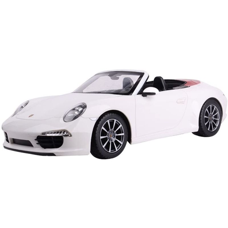 Jucarii, Copii si Bebe - Jucarii si jocuri - Vehicule si jucarii cu telecomanda - Masinute - MASINA CU TELECOMANDA PORSCHE CARRERA S ALB CU SCARA 1 LA 12 - Infinity.ro