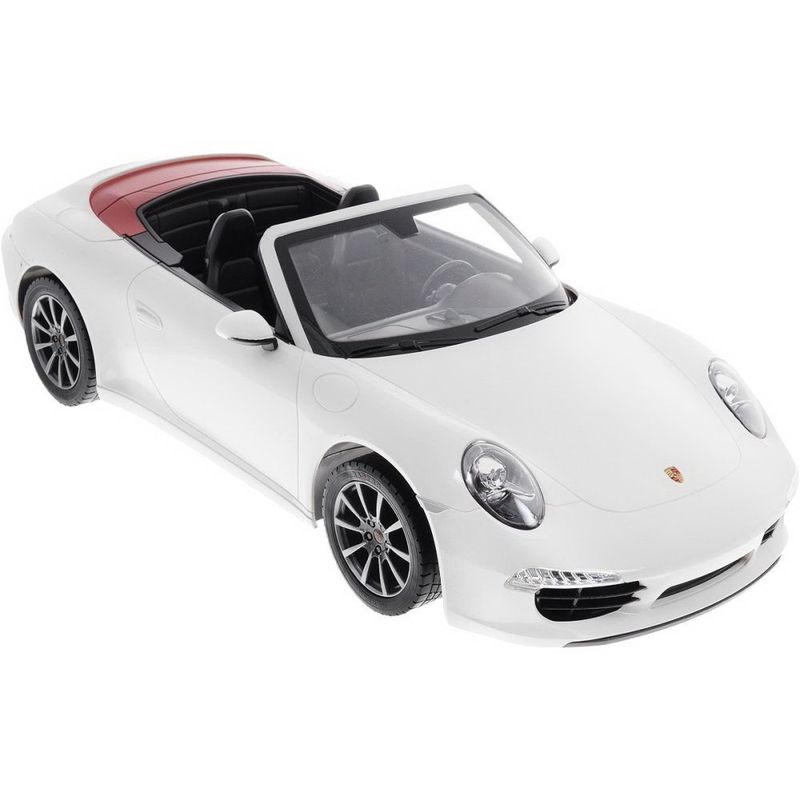 Jucarii, Copii si Bebe - Jucarii si jocuri - Vehicule si jucarii cu telecomanda - Masinute - MASINA CU TELECOMANDA PORSCHE CARRERA S ALB CU SCARA 1 LA 12 - Infinity.ro
