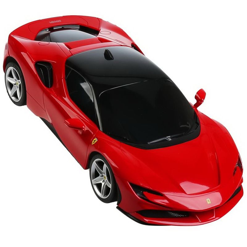 Jucarii, Copii si Bebe - Jucarii si jocuri - Vehicule si jucarii cu telecomanda - Masinute - MASINA CU TELECOMANDA FERRARI SF90 STRADALE SCARA 1 LA 18 - Infinity.ro