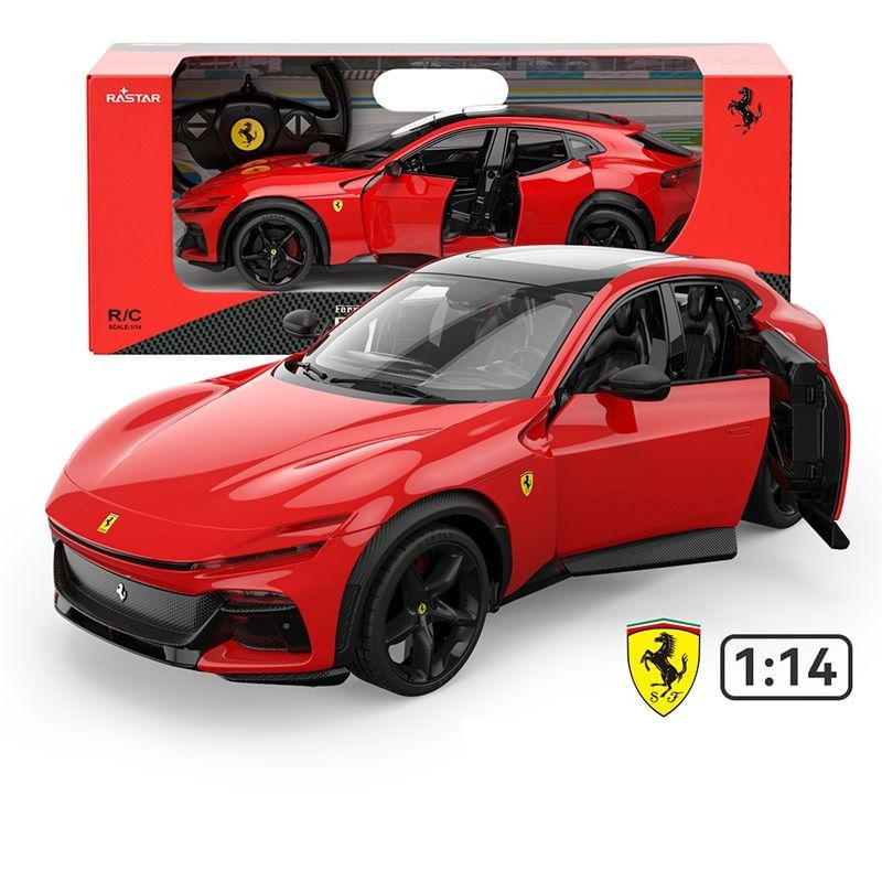 Jucarii, Copii si Bebe - Jucarii si jocuri - Vehicule si jucarii cu telecomanda - Masinute - MASINA CU TELECOMANDA  FERRARI PUROSANGUE SCARA 1 LA 14 - Infinity.ro