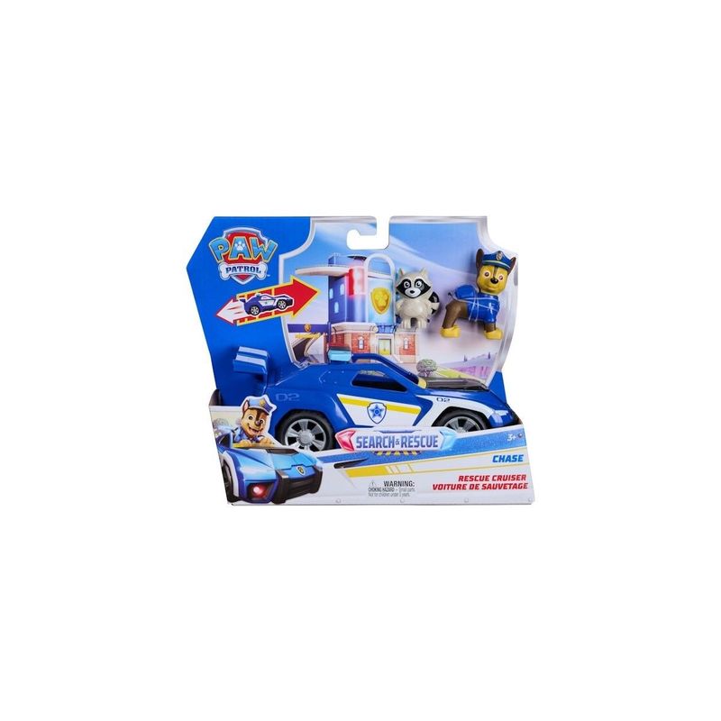Jucarii, Copii si Bebe - Jucarii si jocuri - Jucarii & jocuri educative - Jucarii interactive - PATRULA CATELUSILOR CAUTA SI SALVEAZA SET FIGURINA CHASE SI VEHICUL MASINA DE POLITIE - Infinity.ro