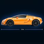 Jucarii, Copii si Bebe - Jucarii si jocuri - Vehicule si jucarii cu telecomanda - Masinute - MASINA CU TELECOMANDA BUGATTI GRAND SPORT VITESSE PORTOCALIU CU SCARA 1 LA 24 - Infinity.ro
