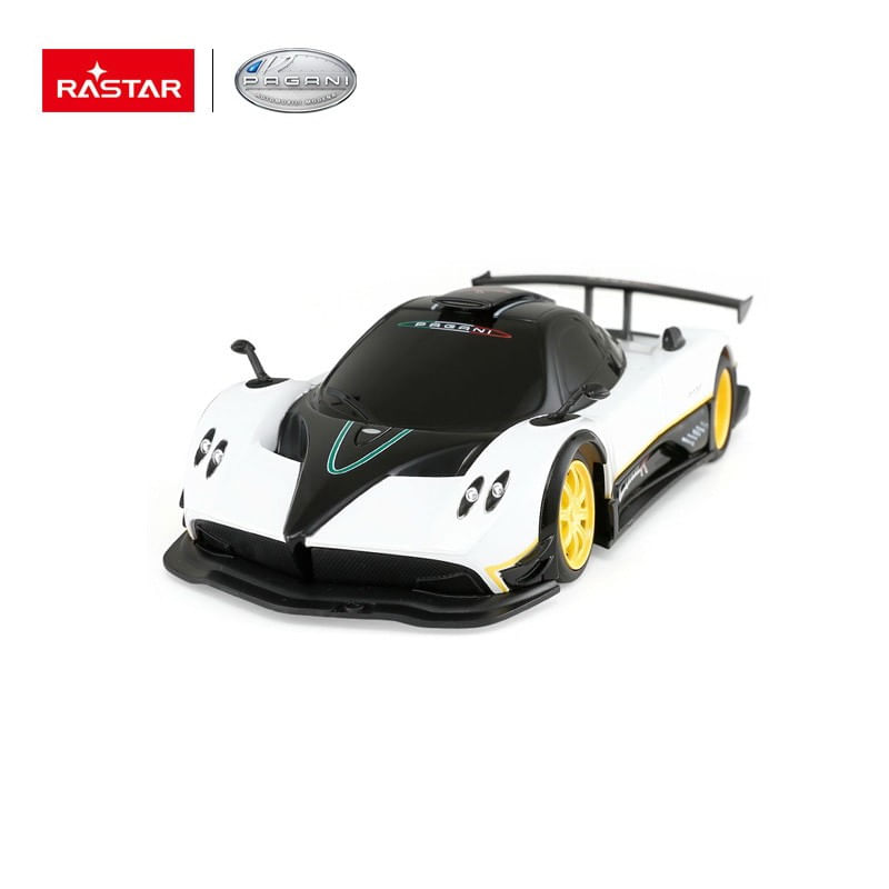 Jucarii, Copii si Bebe - Jucarii si jocuri - Vehicule si jucarii cu telecomanda - Masinute - MASINA CU TELECOMANDA PAGANI ZONDA R ALB CU SCARA 1 LA 24 - Infinity.ro