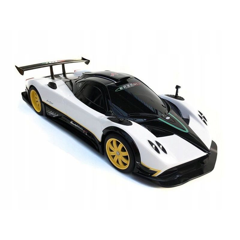 Jucarii, Copii si Bebe - Jucarii si jocuri - Vehicule si jucarii cu telecomanda - Masinute - MASINA CU TELECOMANDA PAGANI ZONDA R ALB CU SCARA 1 LA 24 - Infinity.ro
