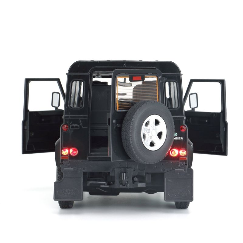 Jucarii, Copii si Bebe - Jucarii si jocuri - Vehicule si jucarii cu telecomanda - Masinute - MASINA CU TELECOMANDA LAND ROVER DEFENDER NEGRU CU SCARA 1 LA 14 - Infinity.ro