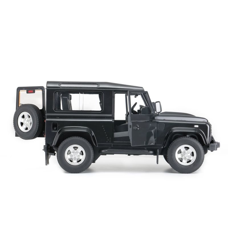 Jucarii, Copii si Bebe - Jucarii si jocuri - Vehicule si jucarii cu telecomanda - Masinute - MASINA CU TELECOMANDA LAND ROVER DEFENDER NEGRU CU SCARA 1 LA 14 - Infinity.ro