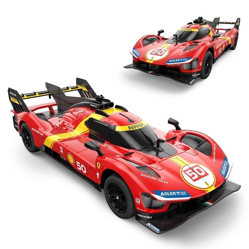 Jucarii, Copii si Bebe - Jucarii si jocuri - Vehicule si jucarii cu telecomanda - Masinute - MASINA CU TELECOMANDA FERRARI 499P ROSU SCARA 1 LA 24 - Infinity.ro