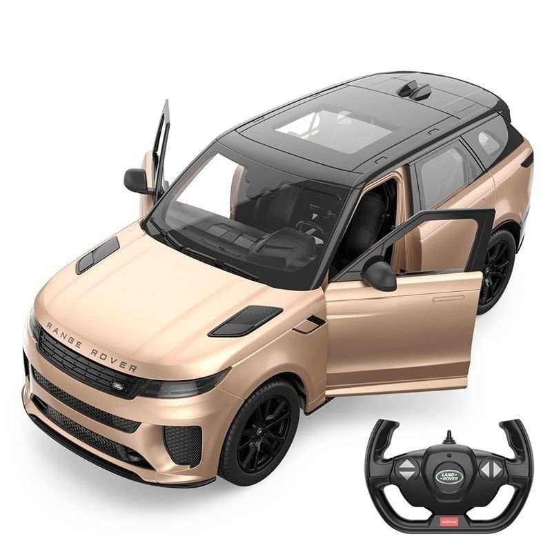 Jucarii, Copii si Bebe - Jucarii si jocuri - Vehicule si jucarii cu telecomanda - Masinute - MASINA CU TELECOMANDA RANGE ROVER SPORT SV GOLD SCARA 1 LA 14 - Infinity.ro