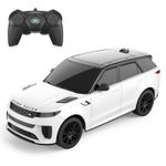 Jucarii, Copii si Bebe - Jucarii si jocuri - Vehicule si jucarii cu telecomanda - Masinute - MASINA CU TELECOMANDA RANGE ROVER SPORT SV ALB SCARA 1 LA 24 - Infinity.ro
