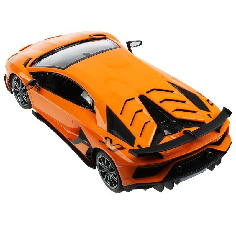 Jucarii, Copii si Bebe - Jucarii si jocuri - Vehicule si jucarii cu telecomanda - Masinute - MASINA CU TELECOMANDA AVENTADOR SVJ PORTOCALIU SCARA 1 LA 14 - Infinity.ro