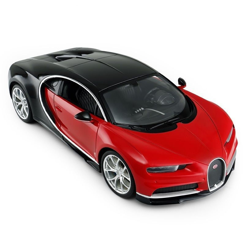 Jucarii, Copii si Bebe - Jucarii si jocuri - Vehicule si jucarii cu telecomanda - Masinute - MASINA CU TELECOMANDA BUGATTI CHIRON ROSU SCARA 1 LA 14 - Infinity.ro