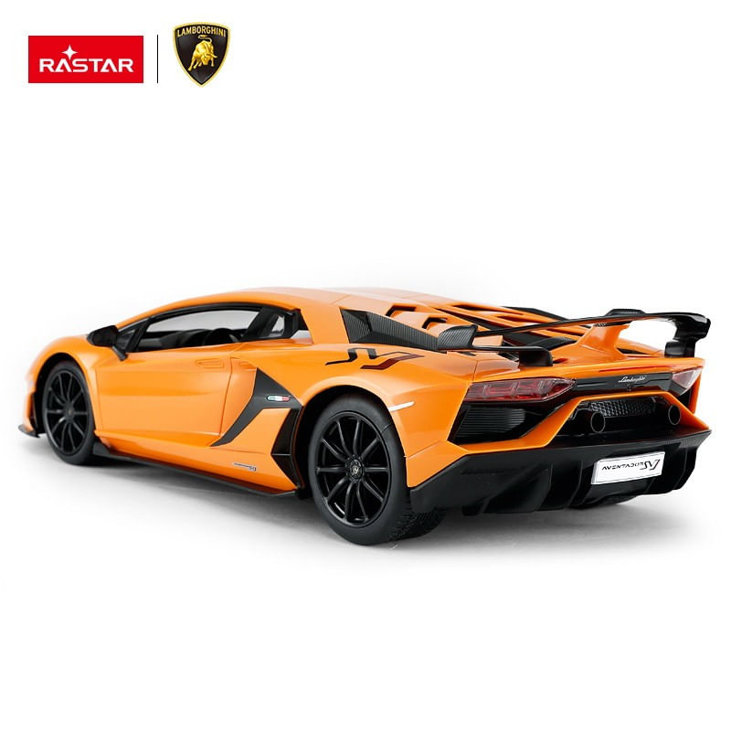 Jucarii, Copii si Bebe - Jucarii si jocuri - Vehicule si jucarii cu telecomanda - Masinute - MASINA CU TELECOMANDA AVENTADOR SVJ PORTOCALIU SCARA 1 LA 14 - Infinity.ro