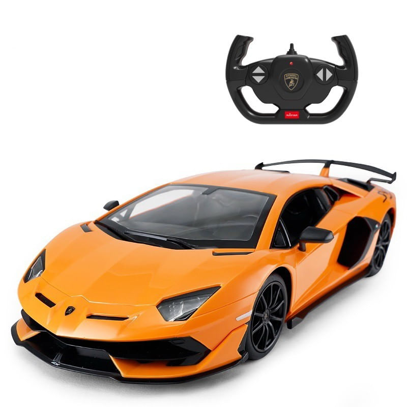 Jucarii, Copii si Bebe - Jucarii si jocuri - Vehicule si jucarii cu telecomanda - Masinute - MASINA CU TELECOMANDA AVENTADOR SVJ PORTOCALIU SCARA 1 LA 14 - Infinity.ro