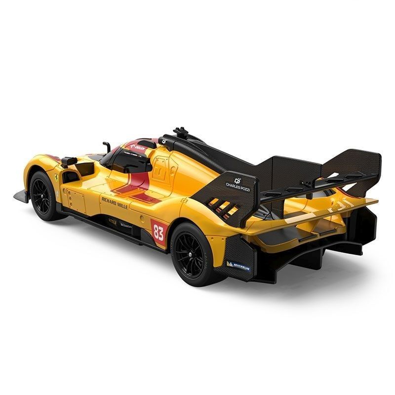 Jucarii, Copii si Bebe - Jucarii si jocuri - Vehicule si jucarii cu telecomanda - Masinute - MASINA CU TELECOMANDA FERRARI 499P N83 GALBEN SCARA 1 LA 24 - Infinity.ro