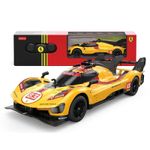 Jucarii, Copii si Bebe - Jucarii si jocuri - Vehicule si jucarii cu telecomanda - Masinute - MASINA CU TELECOMANDA FERRARI 499P N83 GALBEN SCARA 1 LA 24 - Infinity.ro