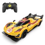 Jucarii, Copii si Bebe - Jucarii si jocuri - Vehicule si jucarii cu telecomanda - Masinute - MASINA CU TELECOMANDA FERRARI 499P N83 GALBEN SCARA 1 LA 24 - Infinity.ro