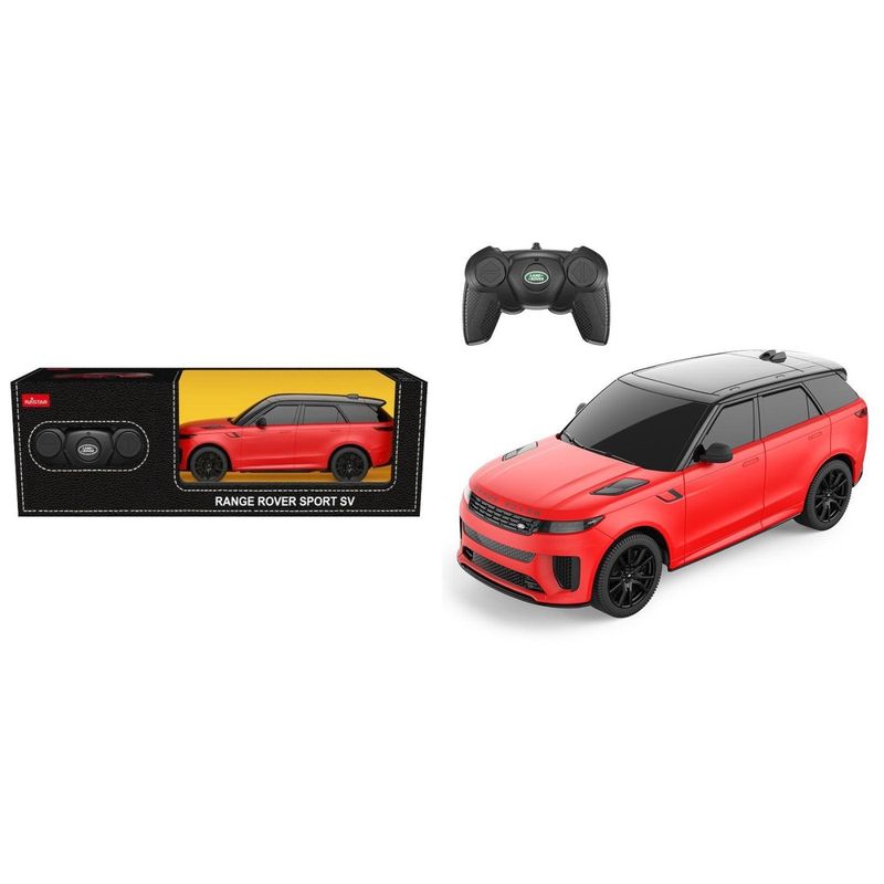 Jucarii, Copii si Bebe - Jucarii si jocuri - Vehicule si jucarii cu telecomanda - Masinute - MASINA CU TELECOMANDA RANGE ROVER SPORT SV ROSU SCARA 1 LA 24 - Infinity.ro
